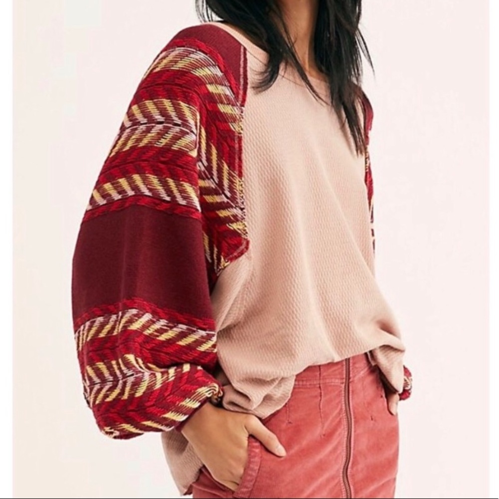 SOLD NWT Free People Rainbow Dreams Sweater - Picture 1 of 8